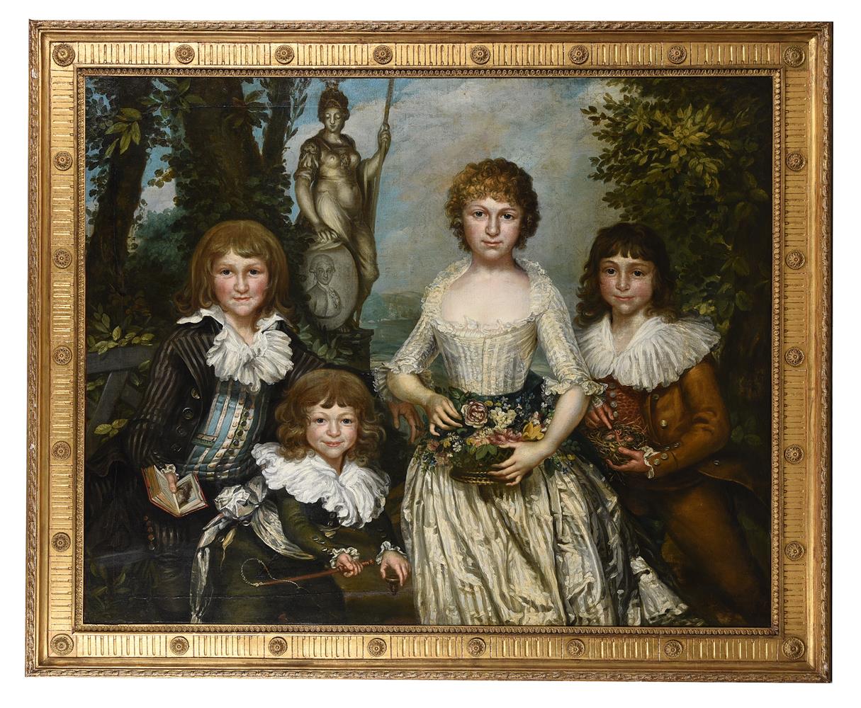 NICHOLAS JOSEPH DELIN (FLEMISH 1741-1803), PORTRAITS OF MADAME GUYOT AND HER CHILDREN (2) - Image 2 of 6