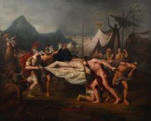 THOMAS DOUGLAS GUEST (BRITISH 1781-1839/45), BEARING THE DEAD BODY OF PATROCLUS TO THE CAMP