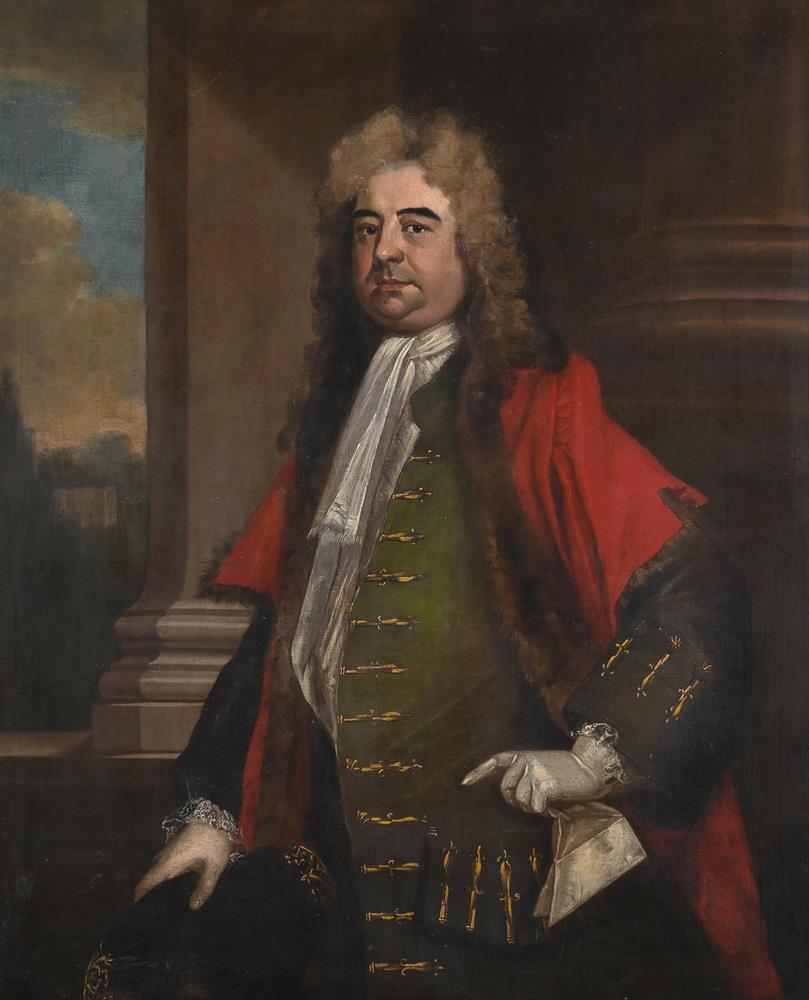 ATTRIBUTED TO SIR GODFREY KNELLER (BRITISH 1646-1723), PORTRAIT OF A GENTLEMAN