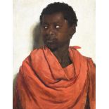 ORIENTALIST SCHOOL (CIRCA 1900), PORTRAIT OF A NUBIAN BOY