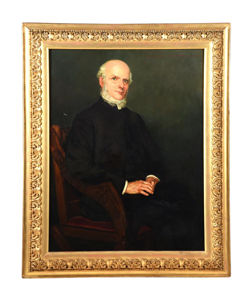 HERBERT ARNOULD OLIVIER (BRITISH 1861-1952), PORTRAIT OF THE ARTIST'S GRANDFATHER - Image 2 of 5