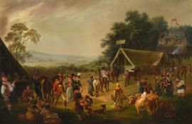 THOMAS FREEBAIRN WILSON (BRITISH FL. 1806-1846), A TRAVELLING MENAGERIE