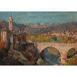 HERBERT ARNOULD OLIVIER (BRITISH 1861-1952), THE BRIDGE AT ASOLO