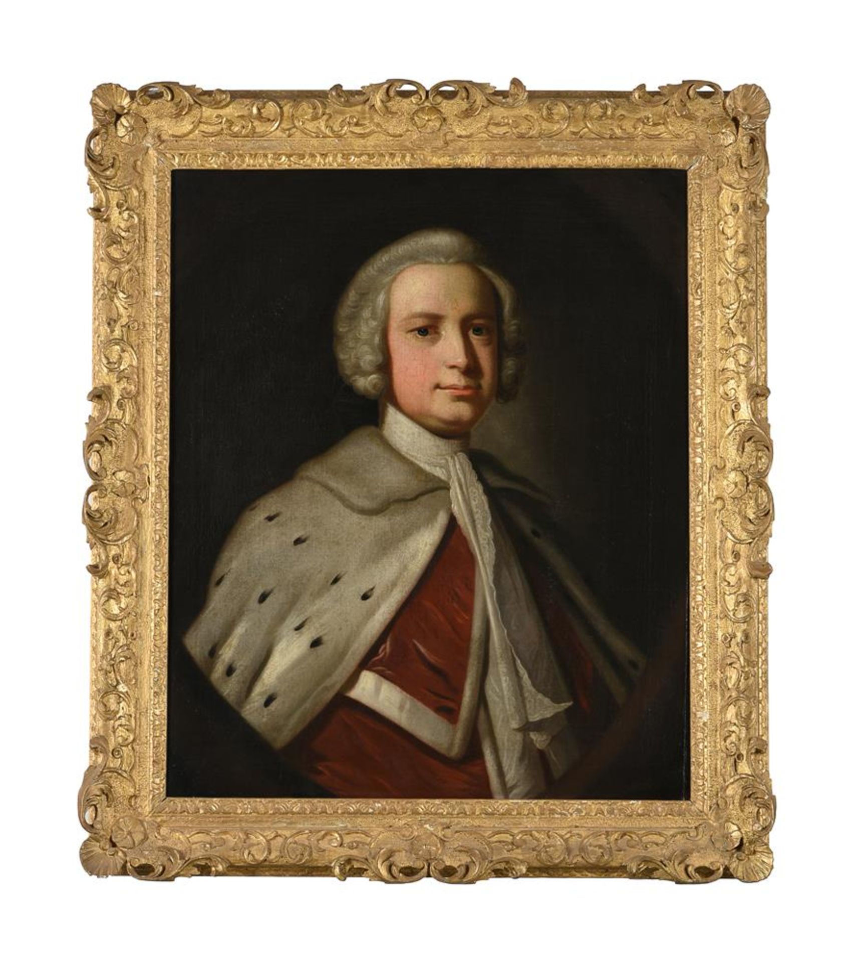 CIRCLE OF THOMAS HUDSON (BRITISH 1701-1779), PORTRAIT OF HENRY GREY 4TH EARL OF STAMFORD - Image 2 of 3