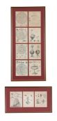 A GROUP OF EIGHT FRAMED ENGRAVINGS RELATING TO ASTRONOMY