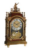 Y A FRENCH LOUIS XIV ORMOLU MOUNTED BOULLE BRACKET CLOCK CASE AND DIAL