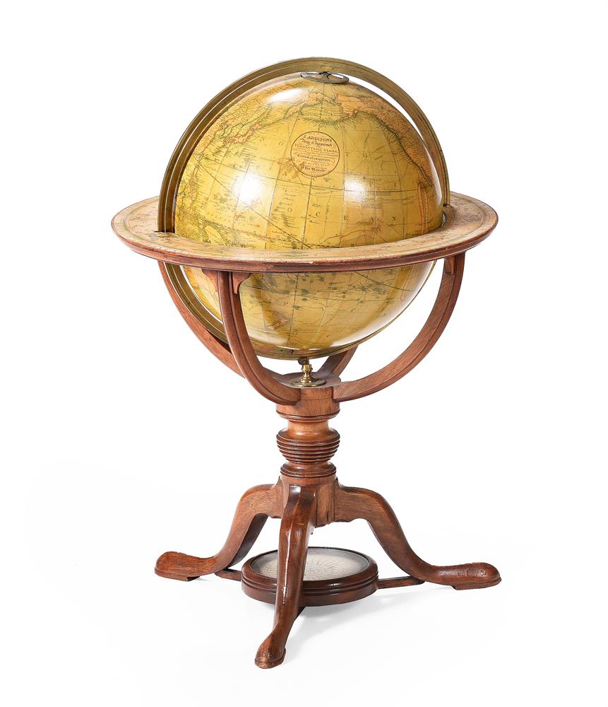 A WILLIAM IV TWELVE-INCH TERRESTRIAL LIBRARY TABLE GLOBE - Image 2 of 6