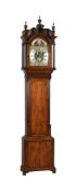 A GEORGE III MAHOGANY EIGHT-DAY LONGCASE CLOCK WITH CONCENTIC CALENDAR AND MOONPHASE