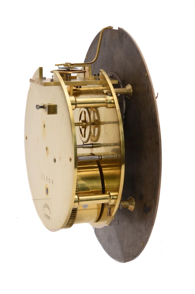 A VICTORIAN BRASS SHIP'S BULKHEAD TIMEPIECE - Image 5 of 7