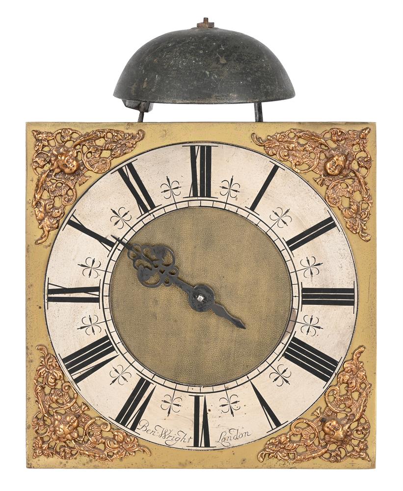 A WILIAM AND MARY THIRTY-HOUR LONGCASE CLOCK MOVEMENT WITH TEN-INCH DIAL