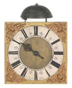 A WILIAM AND MARY THIRTY-HOUR LONGCASE CLOCK MOVEMENT WITH TEN-INCH DIAL