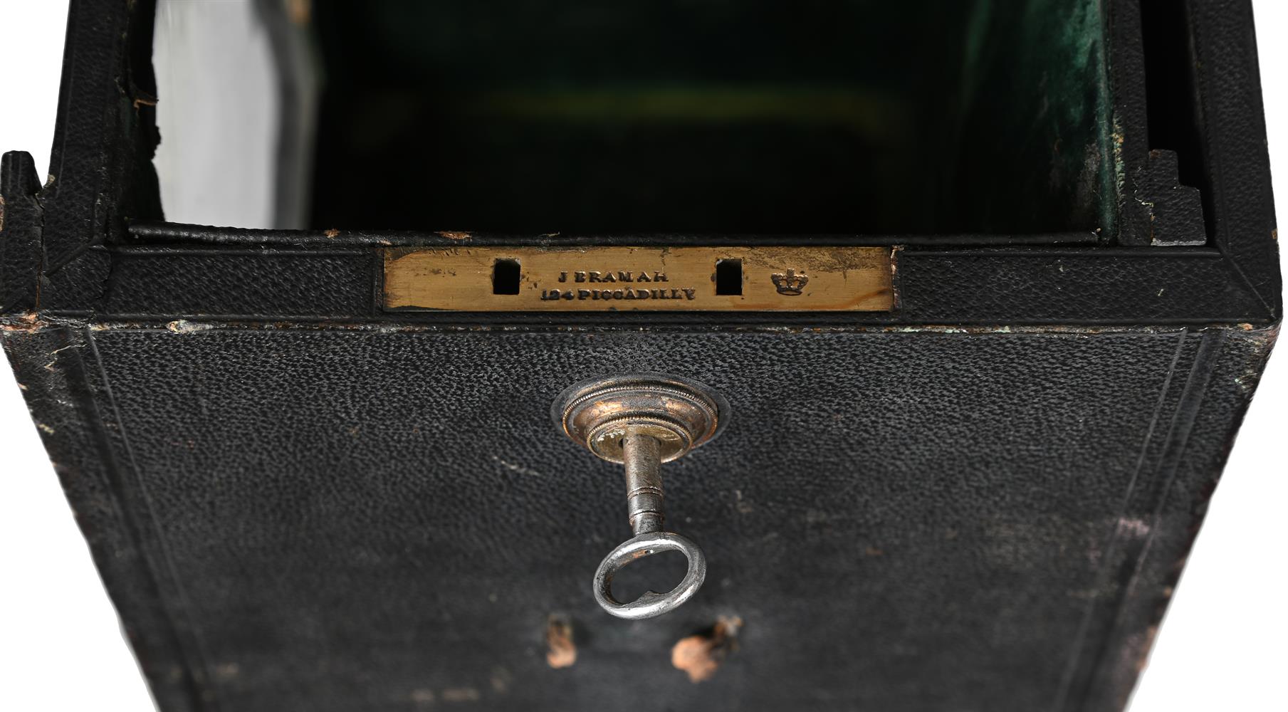 A VICTORIAN TOOLED-MOROCCO COVERED TRAVELLING CASE FOR A FINE GIANT CHRONOMETER CARRIAGE CLOCK - Image 2 of 4