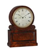 A WILLIAM IV MAHOGANY ‘DRUM HEAD’ BRACKET CLOCK WITH TRIP-HOUR REPEAT