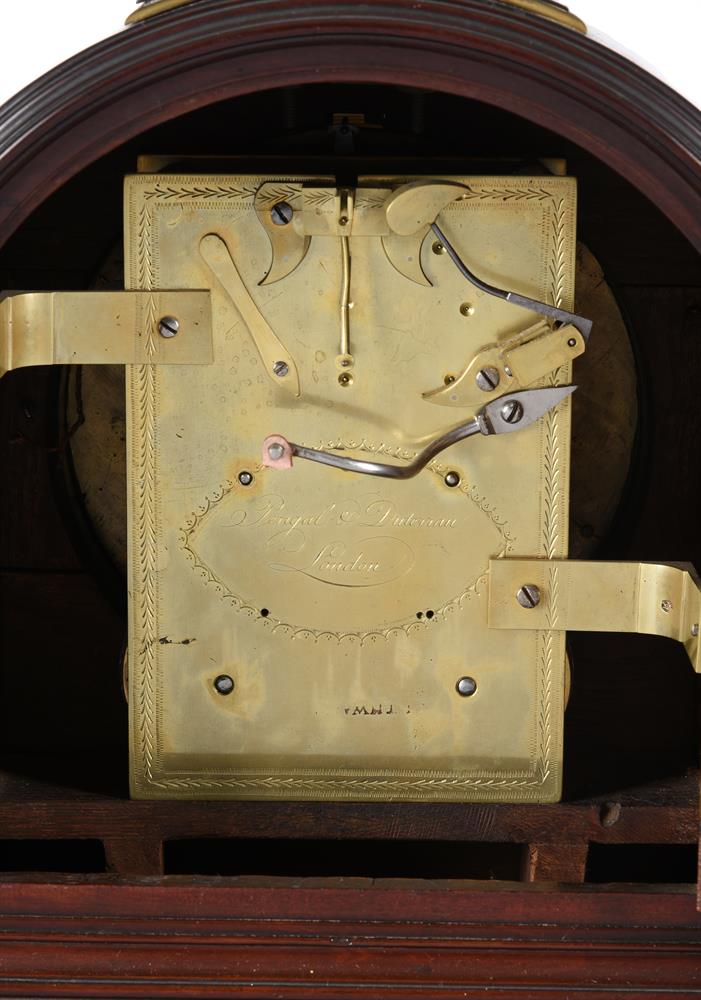 A GEORGE III BRASS MOUNTED MAHOGANY BRACKET CLOCK WITH TRIP-HOUR REPEAT - Image 3 of 3