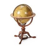 A WILLIAM IV TWELVE-INCH TERRESTRIAL LIBRARY TABLE GLOBE