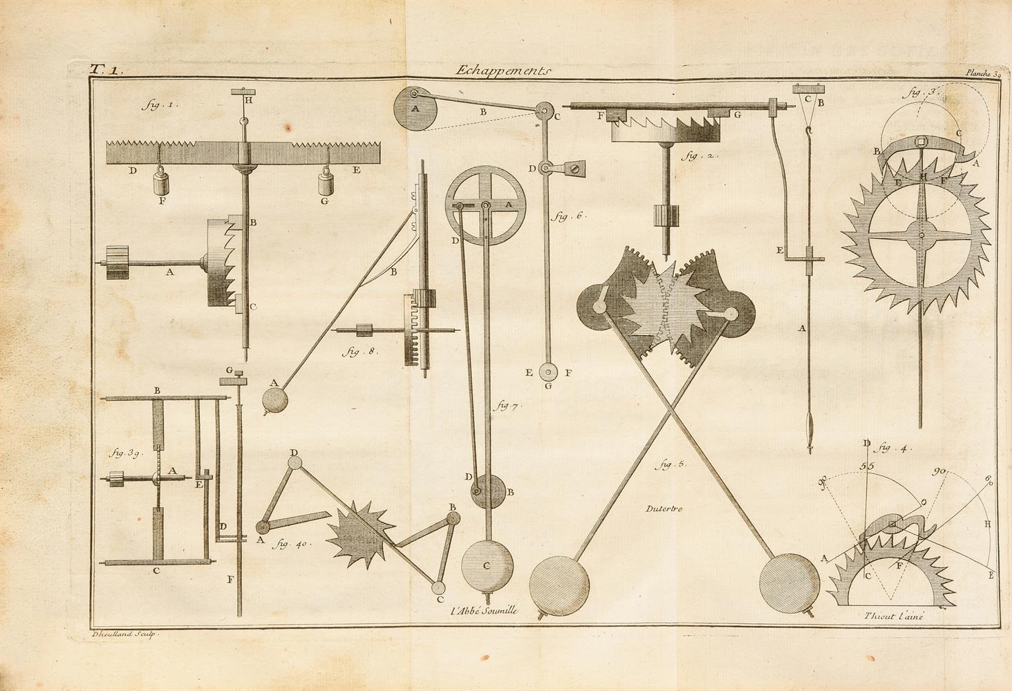 Ɵ THIOT, ANTOINE 'TRAITE DE L'HORLOGERIE MECANIQUE ET PRACTIQUE,' - Image 3 of 3