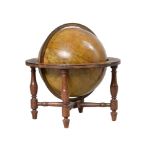 A WILLIAM IV FIFTEEN-INCH TERRESTRIAL LIBRARY TABLE GLOBE