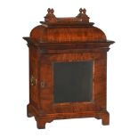 AN UNUSUAL GEORGE I WALNUT OUTER DISPLAY CASE FOR A TABLE CLOCK