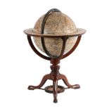 A GEORGE IV TWELVE-INCH CELESTIAL LIBRARY TABLE GLOBE