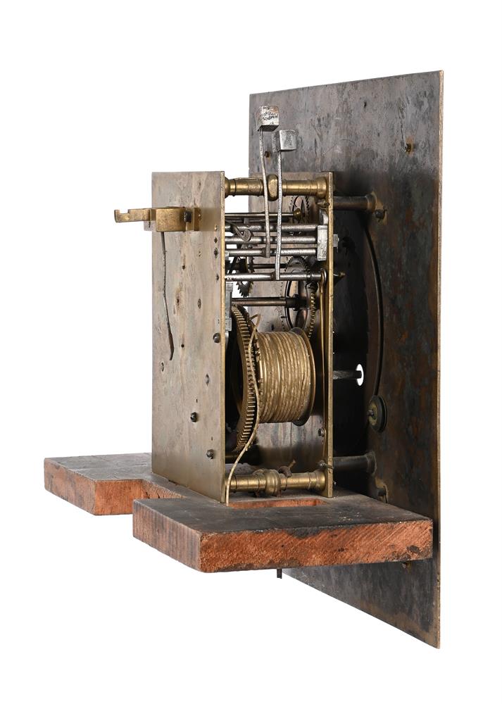 A GEORGE I EIGHT-DAY LONGCASE CLOCK MOVEMENT AND DIAL WITH ‘TWO-IN-ONE’ QUARTER-STRIKING - Image 2 of 3