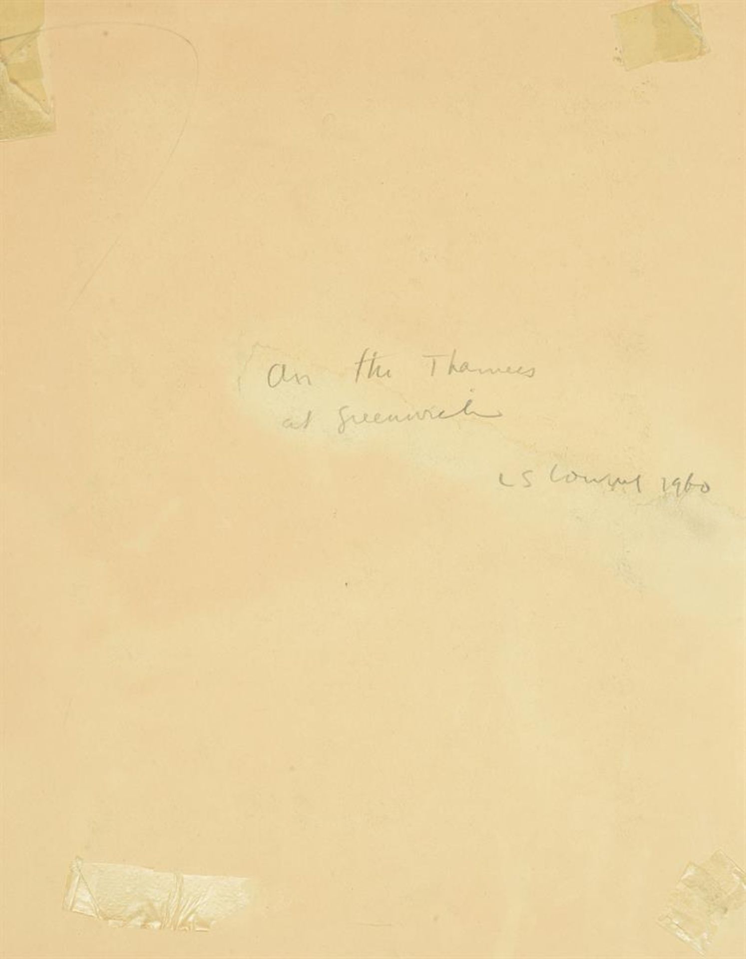 λ LAURENCE STEPHEN LOWRY (BRITISH 1887-1976), ON THE THAMES AT GREENWICH - Bild 8 aus 8
