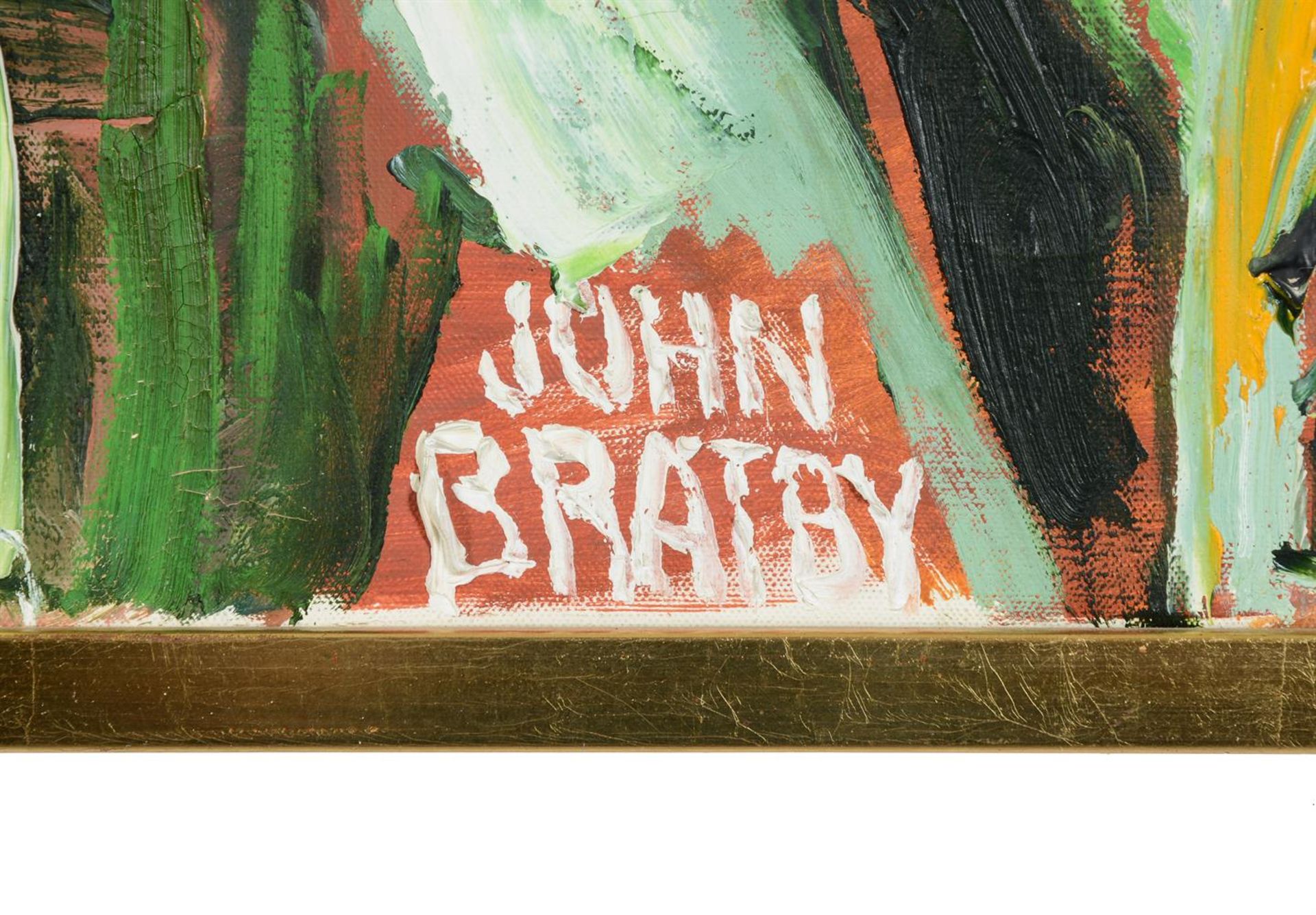 λ JOHN BRATBY (BRITISH 1928-1992), PEONIES AND ROSES - Bild 4 aus 5