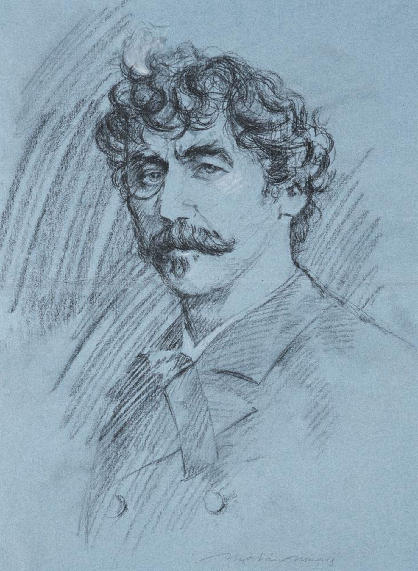 MORTIMER MENPES (BRITISH 1855 - 1938), PORTRAIT STUDY OF JAMES MCNEILL WHISTLER