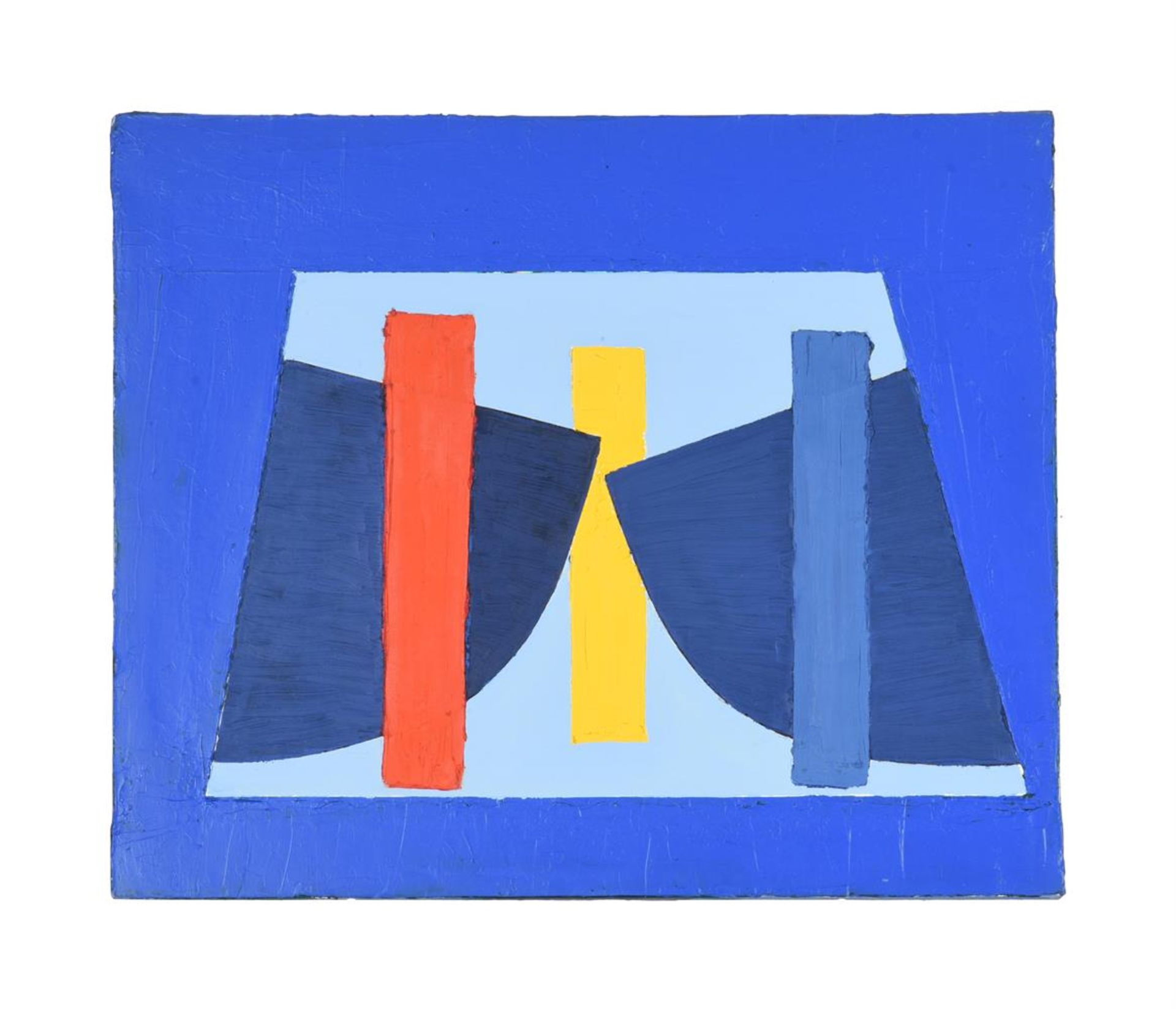 λ TERRY FROST (BRITISH 1915-2003), UNTITLED (BLUE, YELLOW AND RED) - Image 2 of 3