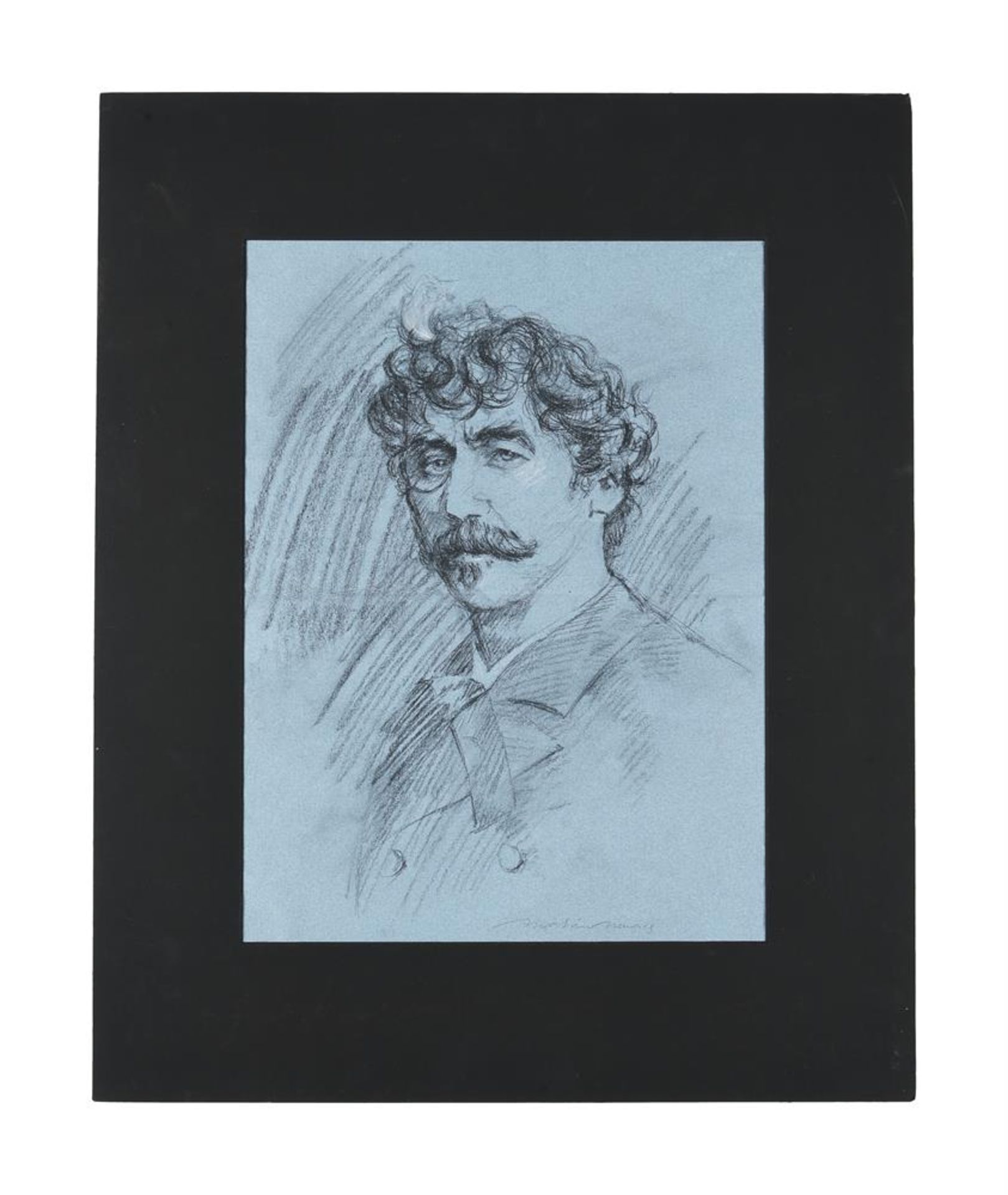 MORTIMER MENPES (BRITISH 1855 - 1938), PORTRAIT STUDY OF JAMES MCNEILL WHISTLER - Image 2 of 4
