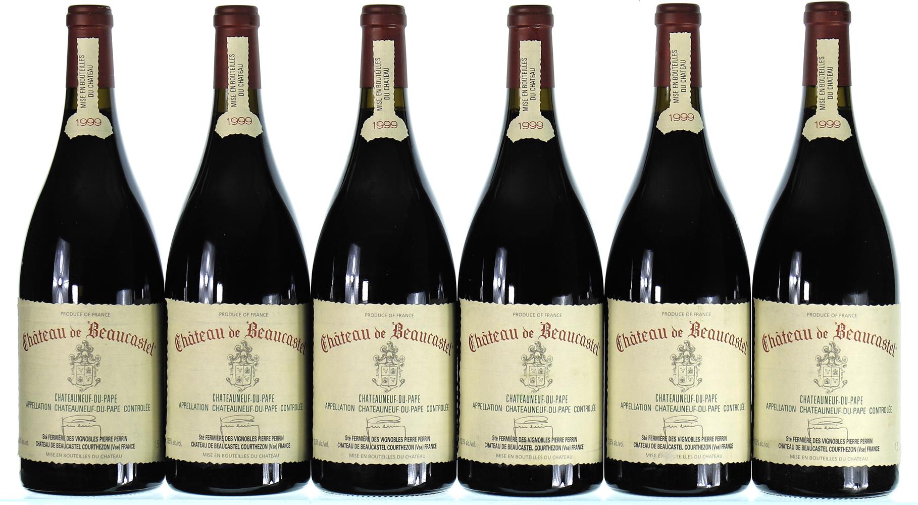 1999 Chateau de Beaucastel Rouge, Chateauneuf-du-Pape (Magnums)