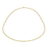 CARTIER, AN 18 CARAT GOLD NECKLACE, LONDON 1974 IMPORT MARK