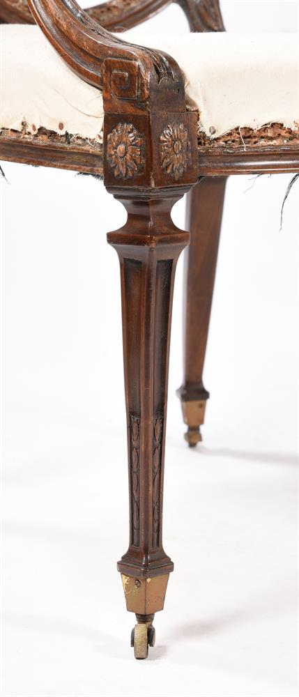 A PAIR OF GEORGE III BEECHWOOD ARMCHAIRSIN THE MANNER OF JOHN LINNELL - Image 3 of 9