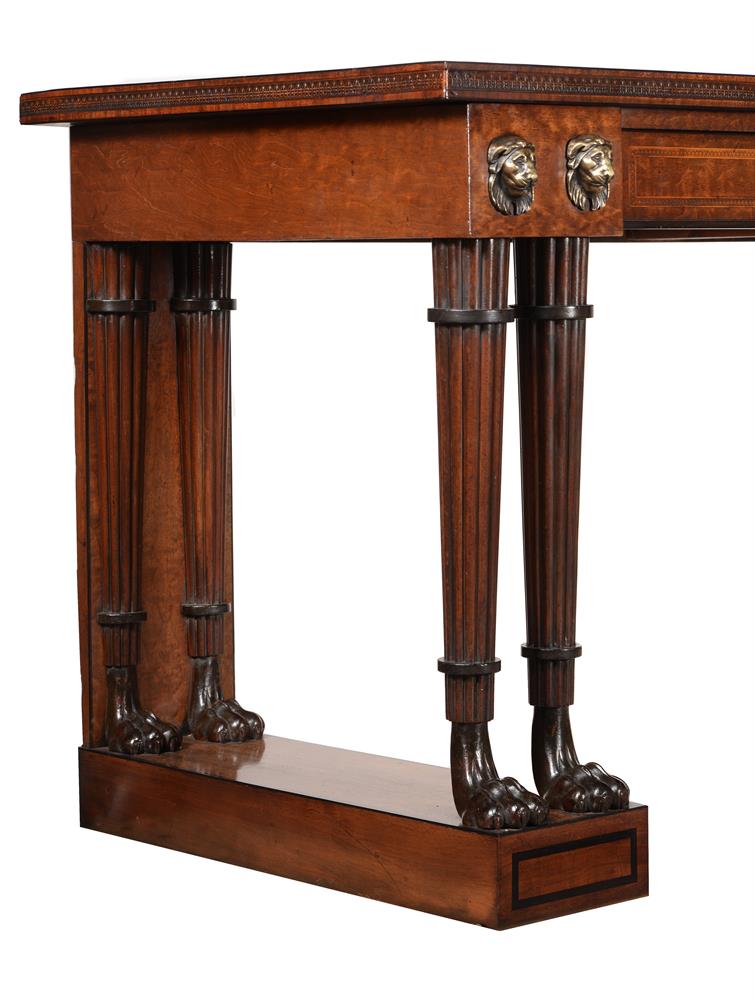 A REGENCY SERVING OR SIDE TABLE, ATTRIBUTED TO GEORGE OAKLEY, CIRCA 1810 - Image 4 of 8