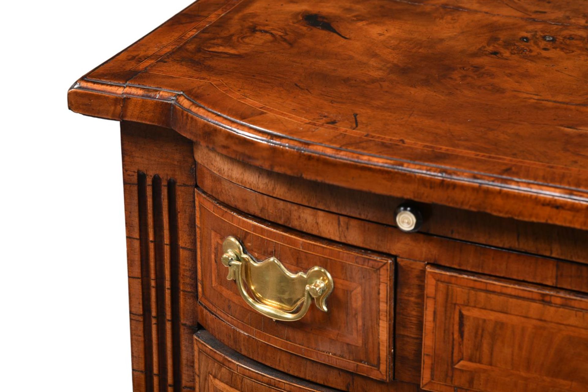 Y A GEORGE I WALNUT CHEST, CIRCA 1720 AND LATER - Image 6 of 7