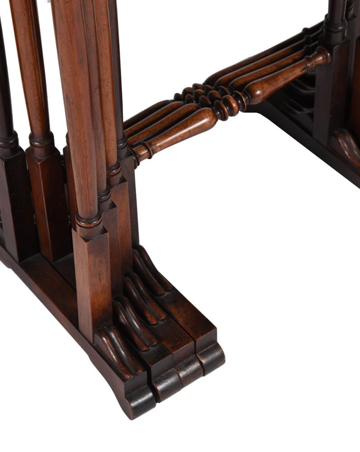 Y A SET OF REGENCY ROSEWOOD QUARTETTO TABLES, EARLY 19TH CENTURY - Image 5 of 7