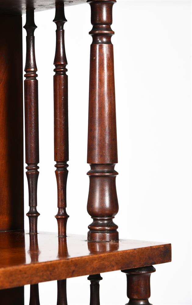 A PAIR OF REGENCY MAHOGANY WATERFALL BOOKCASES, IN THE MANNER OF GILLOWS, CIRCA 1820 - Image 3 of 4