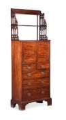 A GEORGE III MAHOGANY ESCRITOIRE CABINET, IN THE MANNER OF WILLIAM VILE, CIRCA 1780