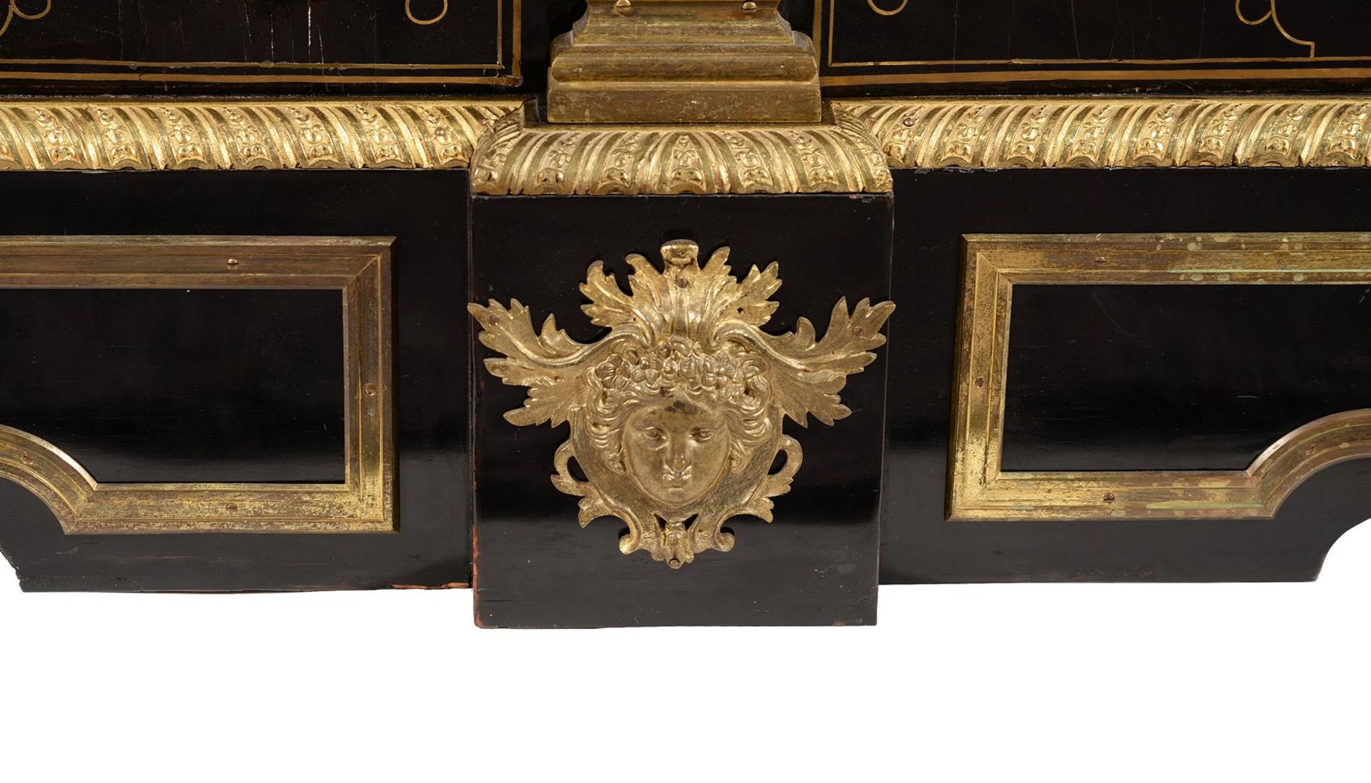 Y A LOUIS XIV EBONY AND BRASS INLAID ARMOIRE, EARLY 18TH CENTURY - Image 3 of 8