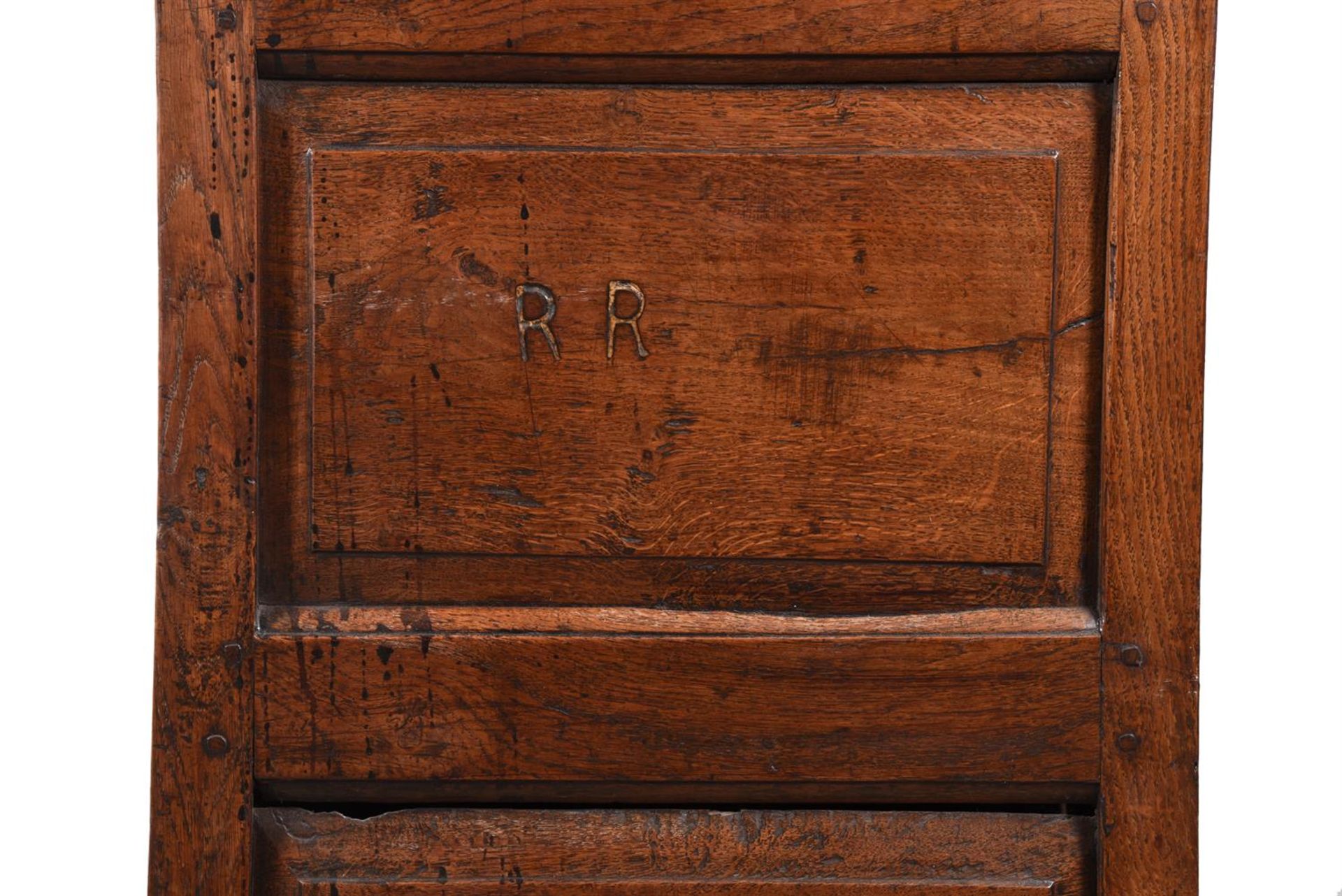 AN OAK DRESSER BASE AND RACK, SECOND HALF OF 18TH CENTURY AND LATER - Image 6 of 6