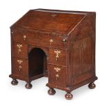 A WILLIAM & MARY OAK BUREAU, CIRCA 1690