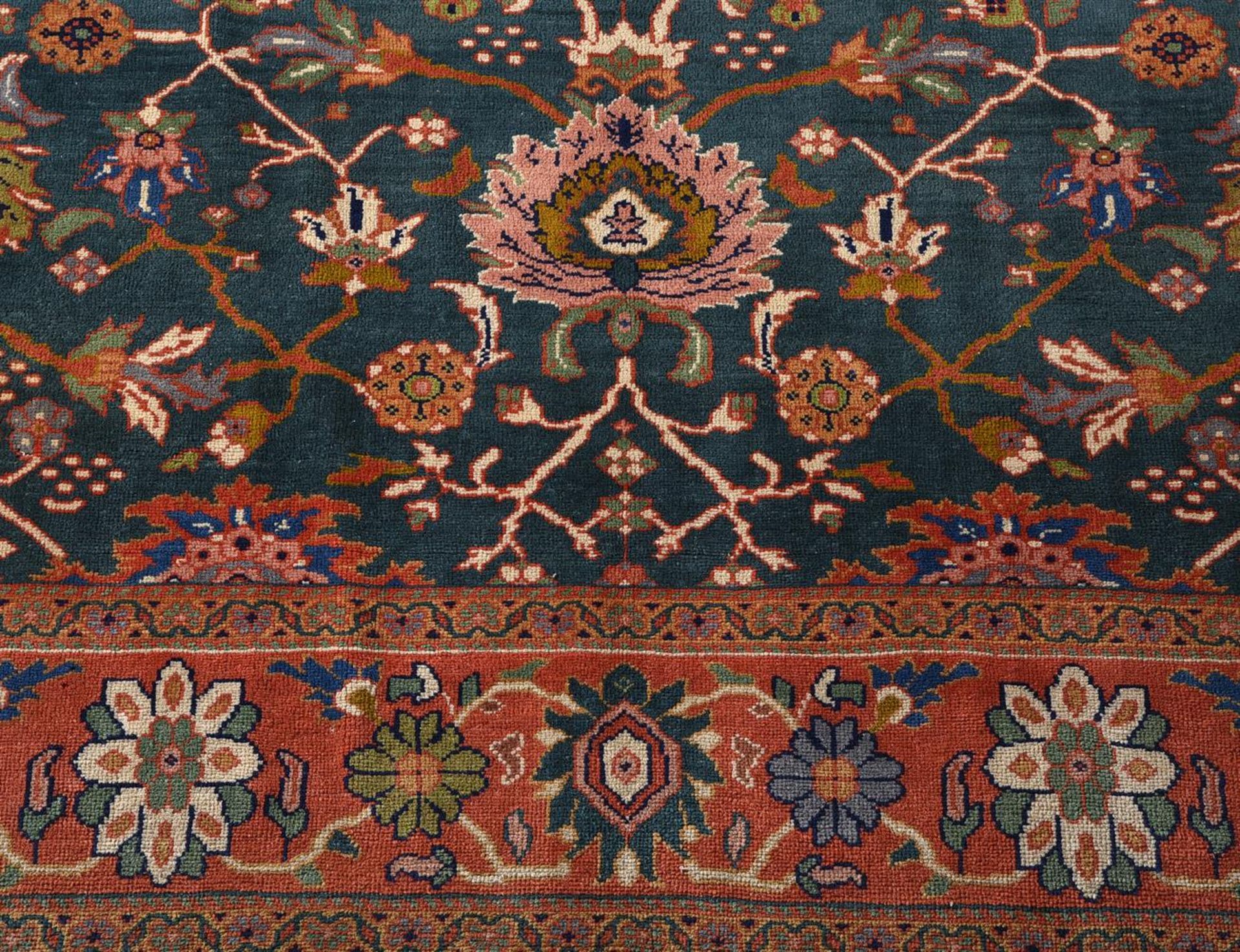 A MAHAL CARPET, approximately 492 x 302cm - Bild 3 aus 3