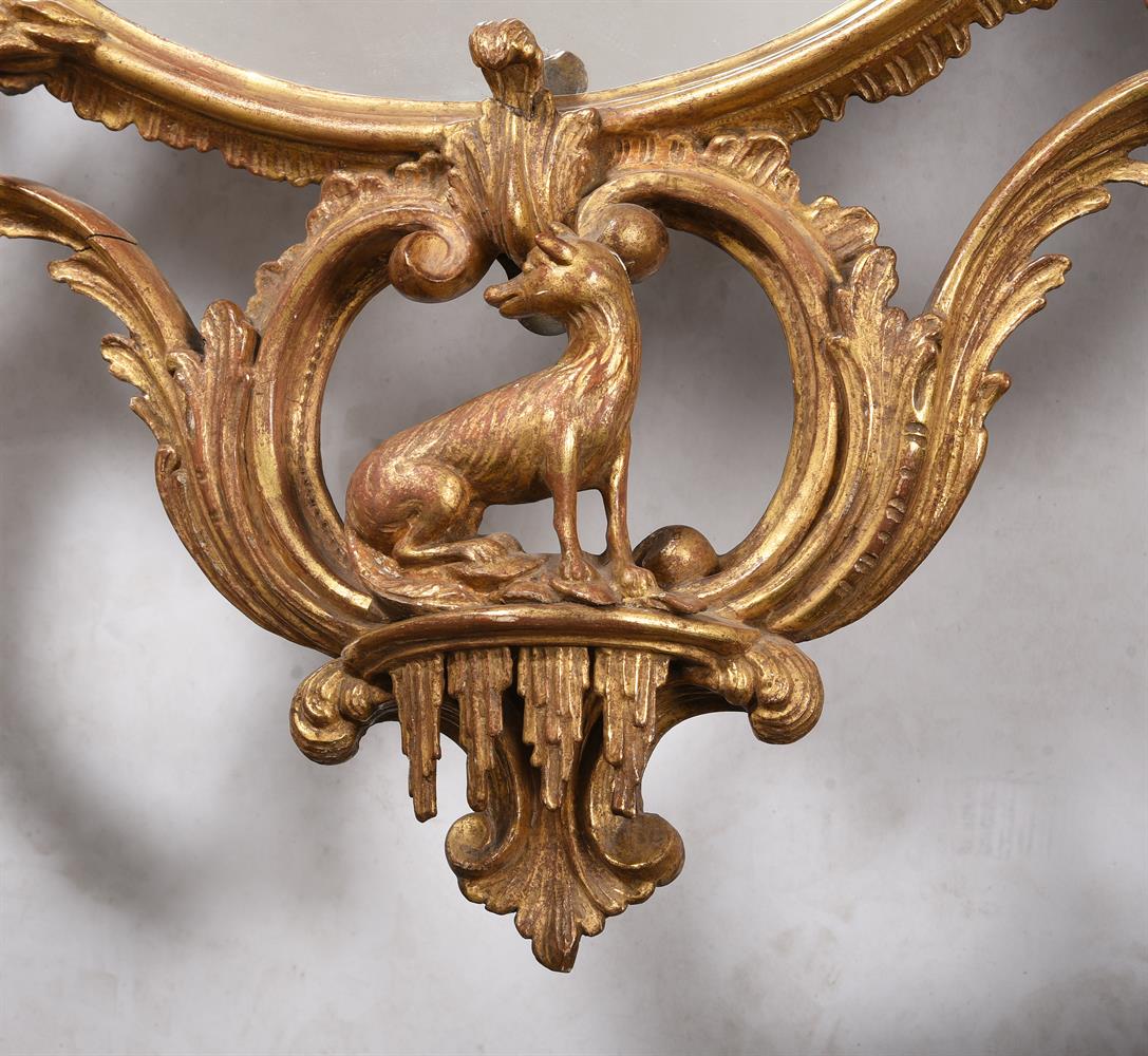A PAIR OF GEORGE III CARVED GILTWOOD WALL MIRRORS, CIRCA 1765 - Image 5 of 7