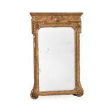 A GEORGE II GILTWOOD WALL MIRROR, CIRCA 1735