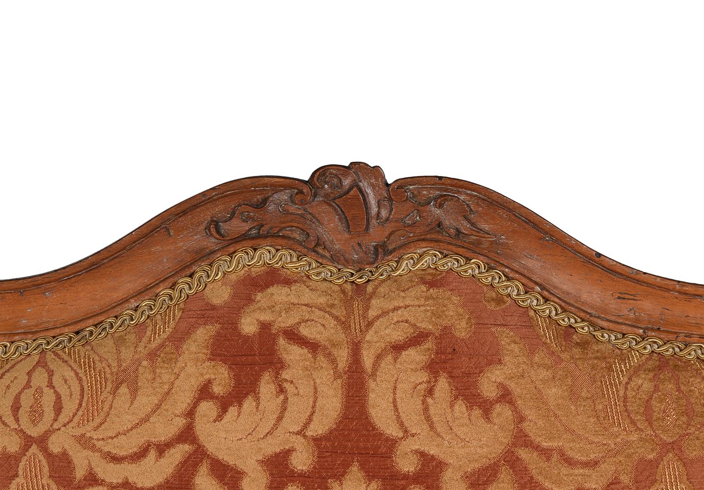 A LOUIS XV WALNUT AND UPHOLSTERED FAUTEUIL, MID 18TH CENTURY - Image 6 of 6