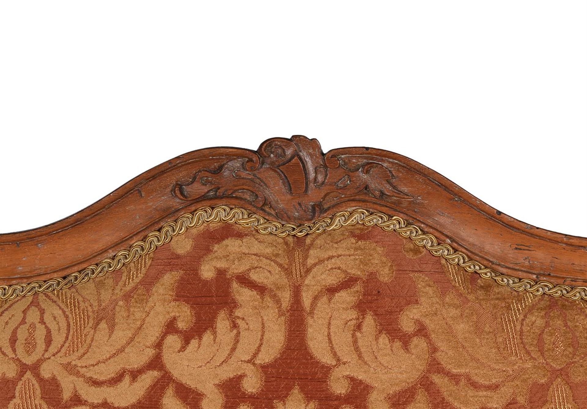 A LOUIS XV WALNUT AND UPHOLSTERED FAUTEUIL, MID 18TH CENTURY - Image 6 of 6