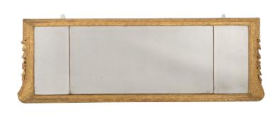 A GEORGE II GILTWOOD AND GESSO MIRROR OR 'CHIMNEY GLASS', CIRCA 1735