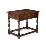 A CHARLES II OAK SIDE TABLE, CIRCA 1670