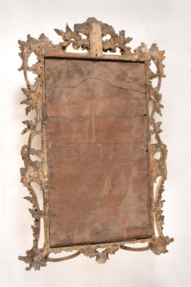 A GEORGE III CARVED GILTWOOD MIRROR, POSSIBLY IRISH, CIRCA 1760 - Image 3 of 3