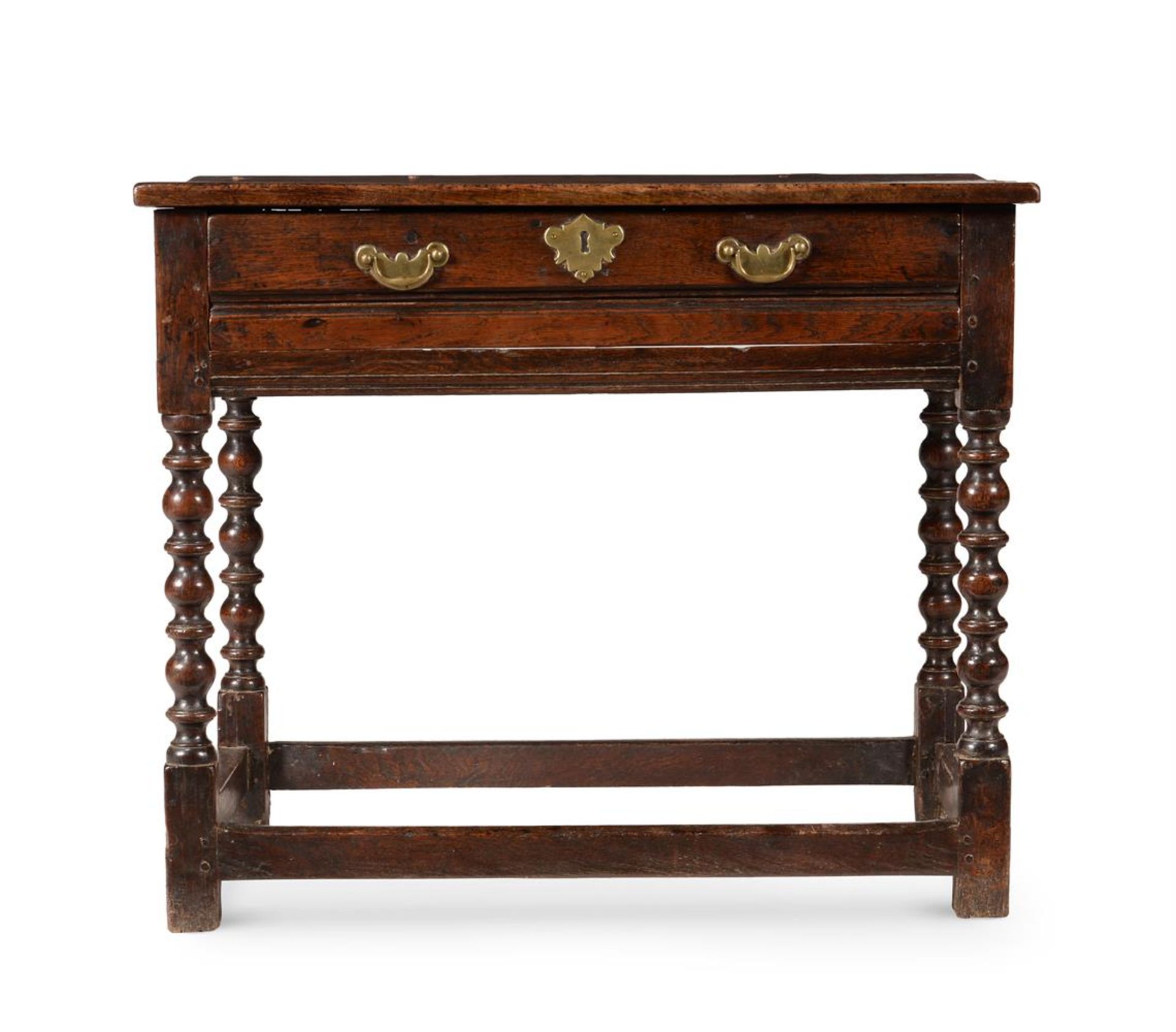 A CHARLES II OAK SIDE TABLE, CIRCA 1670 - Image 3 of 5