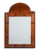 A WILLIAM & MARY WALNUT AND SEAWEED MARQUETRY WALL MIRROR, CIRCA 1690